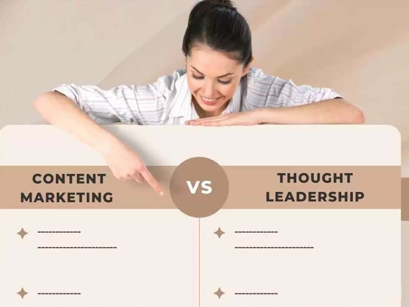 Content Marketing Vs. Thought Leadership